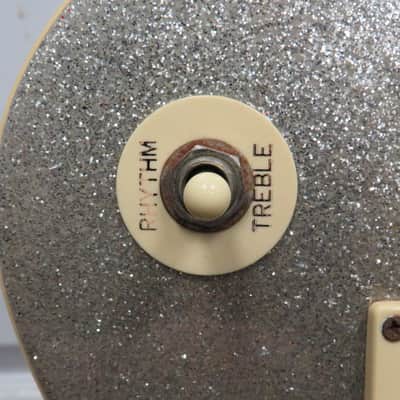 Epiphone Les Paul Model Gibson - Silver Sparkle Electric Guitar image 6