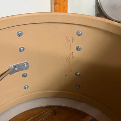 1960's Slingerland 20" Blue Sparkle Bass Drum 14x20 image 12