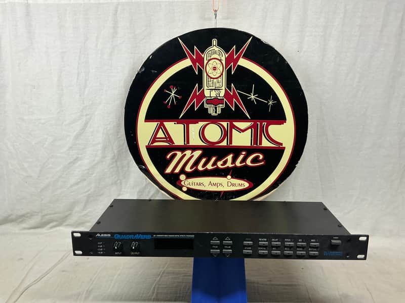 Alesis QuadraVerb 20k Bandwidth Simultaneous Digital Effects Processor 1990s - Black