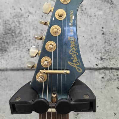 Aria Pro II RS Classic Electric Guitar - Metallic Blue image 2