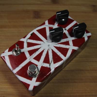 Modified SD-1 Boss Super Overdrive Pedal Clone Distressed Spiderman Colours image 1