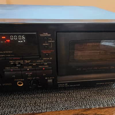 Optimus SCT-55 dual bay cassette deck Late 1990s - Black image 17