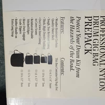 KACES KACES III Professional Nylon Drum Gig Bag PrePack 2005-2010 image 3