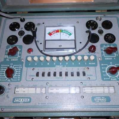 Jackson 561 Dynamic tube tester for older tubes - 2A3 - 83 - etc -working image 2