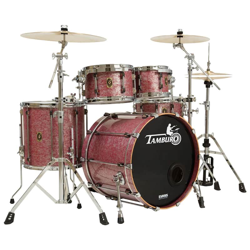 Tamburo Unika 522 - 5 Piece Drum Kit-Fantasy Red image 1