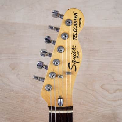 Squier JV CTC-55 '72 Telecaster Custom Reissue MIJ 1983 Black Vintage Fender Japan w/ Bag image 21