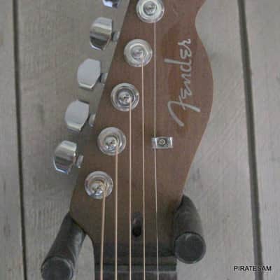 Fender Acoustasonic Standard Telecaster  Custom Black Flag Tribute image 5