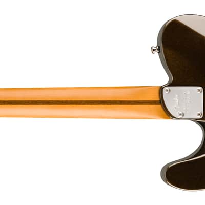 Fender American Ultra II Telecaster Ebony FB Texas Tea with Case imagen 2
