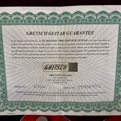 Gretsch G6120SSU Brian Setzer Nashville 2004 - 2014 - Orange image 9