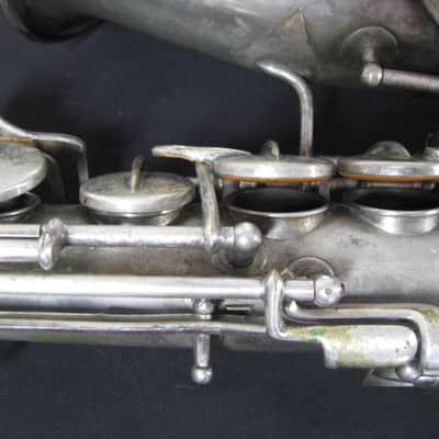 Conn Alto Sax, Vintage, Silverplate ?? 1924/25 ?? Silver image 6