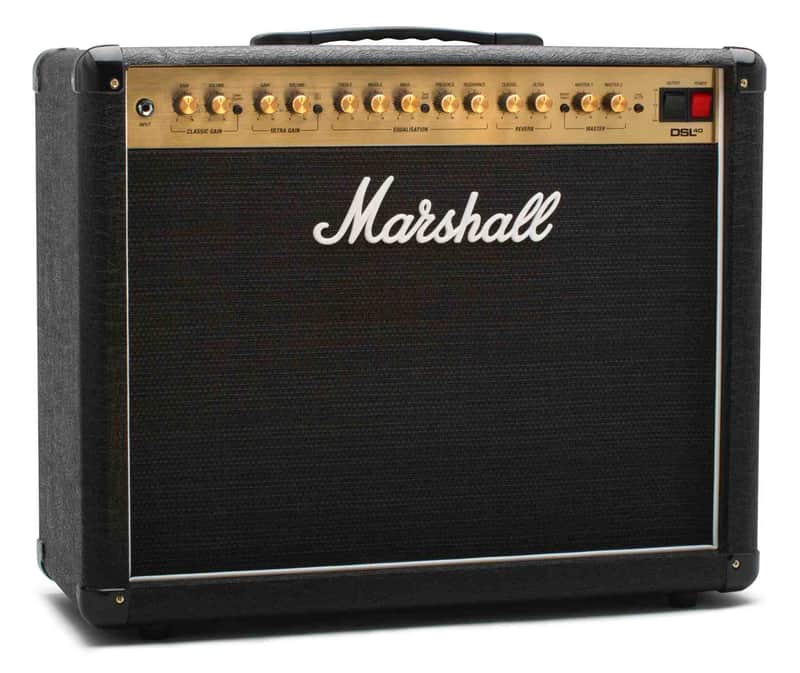 Marshall DSL40CR 2-Channel 40-Watt 1x12" Guitar Combo 2018 - Present - Black image 1