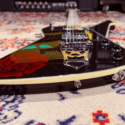 2000 Washburn PS-2000 Rose Paul Stanley Signature USA Custom Shop Limited Edition (46 of 50) w/ Case And COA image 12