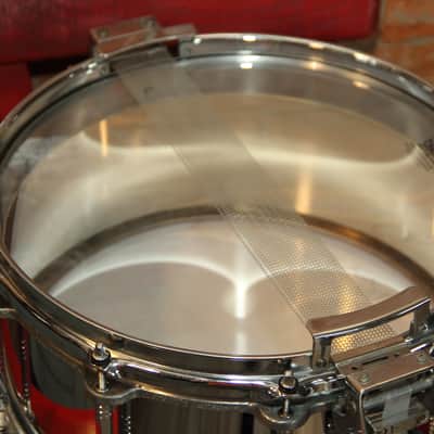 RARE Pearl Free-Floating Steel - COS 14"X6.5 snare Japan 1st gen image 9