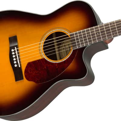 Fender  CC-140SCE Concert, Acoustic/Electric Guitar , Sunburst, with Hard Case image 4