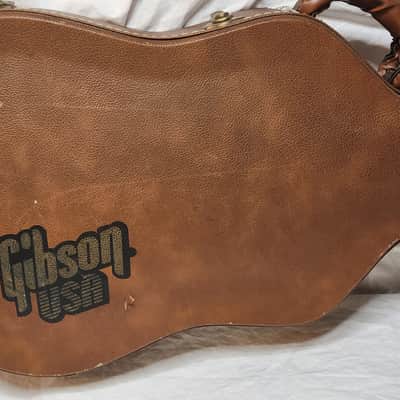 Gibson J-45 Acoustic Guitar Case 1990s - Brown image 9