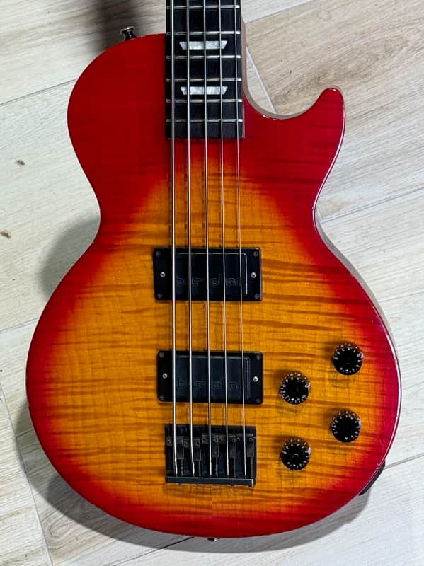 Gibson Les Paul LPB-2 Deluxe Plus 5-String Bass 1995 - very unusual Les Paul Bass w/5 strings & a Flamey Maple Top ! image 1