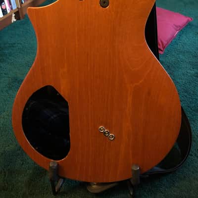 Wes Lambe Guitars 8S (8 string solidbody) 2007 Natural Mahogany image 3