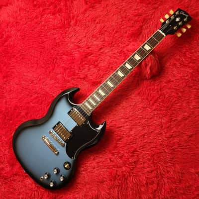 2025 Gibson SG Standard '61 Custom Color Pelham Blue Burst - All Original - With Original Hard Case image 2