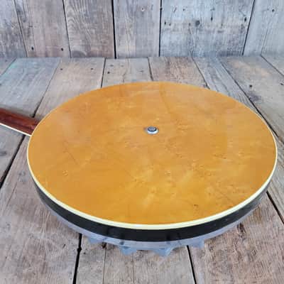 Framus Tenor 4 String Banjo 1960s w/ Chipboard Case image 13