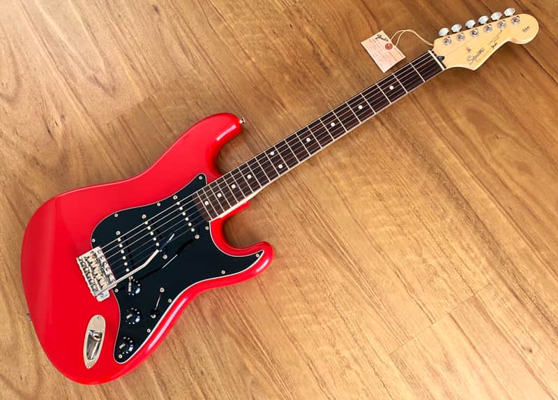 Rare Vintage 1993 MIJ Fender Squier Stratocaster Candy Apple Red Guitar! image 1