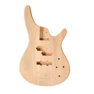 DIY Solderless Modern SR-Style Bass Guitar Kit – Mahogany Body, 24 Frets, P/J Pickups image 2