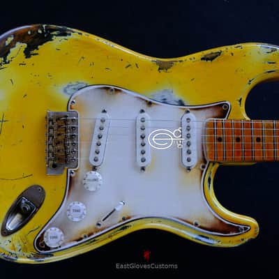 Fender Stratocaster 50th Anniversary Yellow Heavy Aged Relic (RARE) image 11