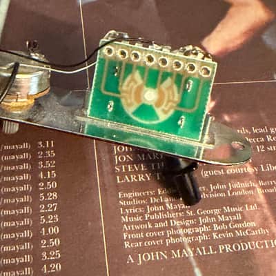 1950's Fender Telecaster Classic MIJ Japan Tele Control Plate Wiring Harness 1950's 1960's Better Than Callaham Gotoh Allparts Glendale Gatton Buchanan image 4