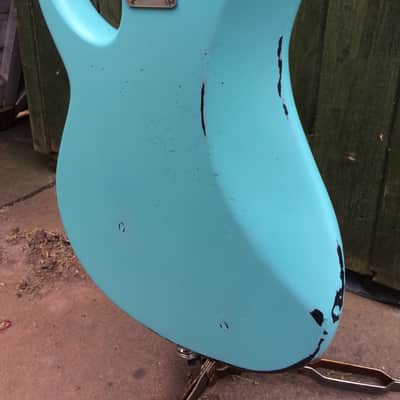 Recaster Bombora Bass relic Daphne Blue surf bass image 7