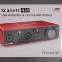 Focusrite Scarlett 4i4 3rd Gen USB Audio Interface 2019 - Present - Red / Black