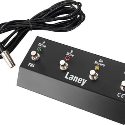 LANEY Laney Footswitch: FS4 (for IRT, VH, NEXUS-SL/SLS), 4 Switches - Led Status Lights -Removable Lead image 2