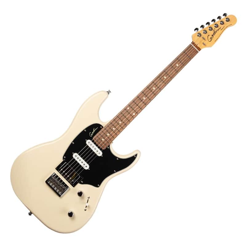 Godin 048434 Transparent Cream Session HT 6 String RH Electric Guitar image 1