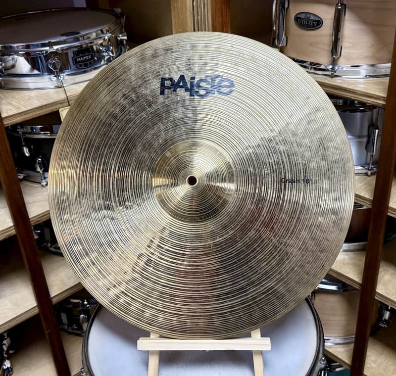 18" Paiste 2002 Black Ink Crash Cymbal (03050242) image 1