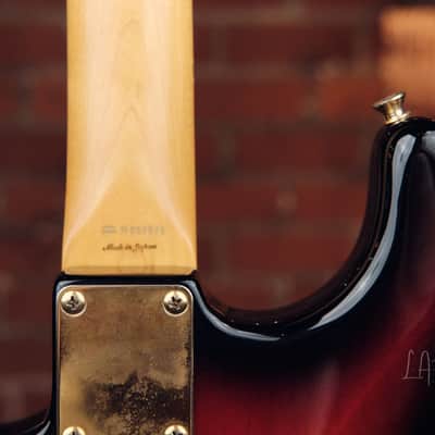 1993 Fender Japan ST-62G Stratocaster – Fujigen Era – Gold Hardware in 3-Tone Sunburst! image 12