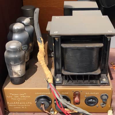 LEAK TL/12 Point One, TL12.1 Tube Amp, 1949, Bronze, Pristine! image 1