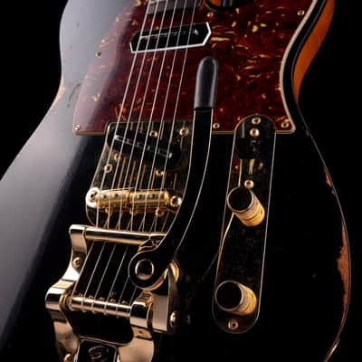 Pre Owned Fender Custom Shop Limited Edition Bow Tie Telecaster Custom Relic Black with OHSC image 6