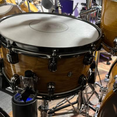 Tama Starclassic Birch/Bubinga Performer 2014 with snare - Honey Amber Gold image 14
