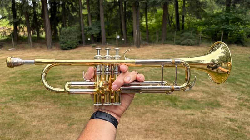 Yamaha YTR - 6335H Mark II Early 90's - Brass/Silver image 1