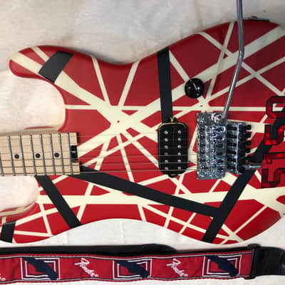 EVH 5150 Striped Series 2017 - Present - Red/Black/White image 2