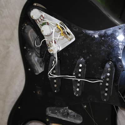 1985 MIJ Fender 70's Reissue Squier SQ Series Stratocaster Black With Maple Neck Relic! image 20