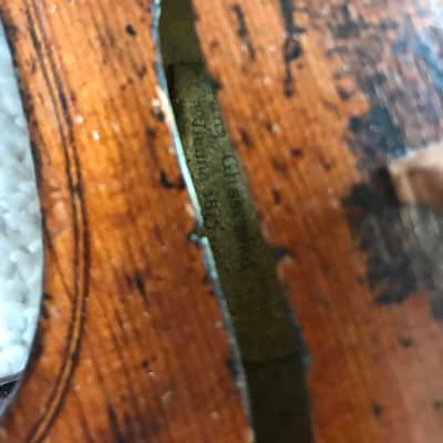 1800-1850ca Saxony/Klingenthal Old Violin 4/4 image 5