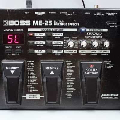 Boss ME-25 Multi Effects Guitar Effect Pedal F3A3842 image 3