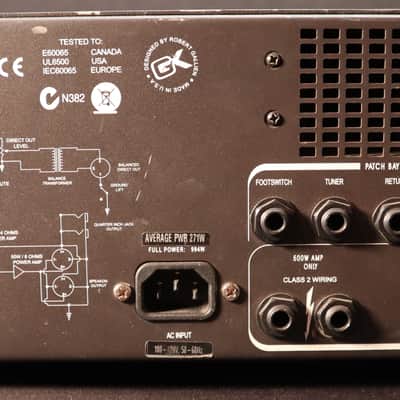 Gallien-Krueger Fusion 550 500-Watt Hybrid Valve Bass Amp Head 2010s - Black image 3
