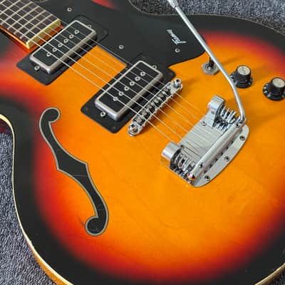 1973 Framus Atlantik 6 Thinline Hollowbody Electric image 3