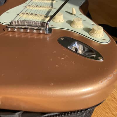 Fender Vintera Road Worn '60s Stratocaster 2020 - 2021 Firemist Gold image 4