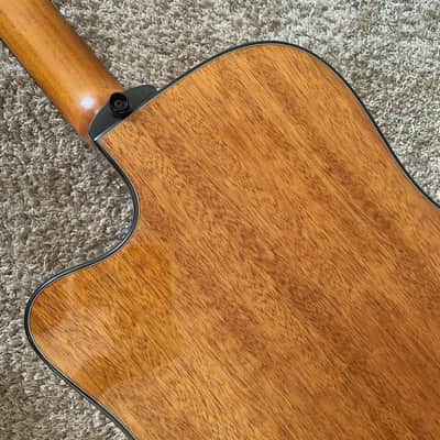 LAG 12 String Acoustic Electric Guitar, Mahogany Spruce Body, Rosewood Fingerboard Neck image 14
