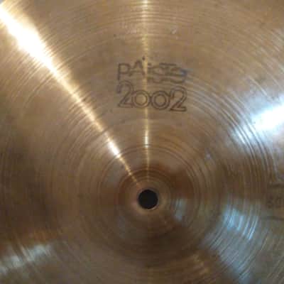 Paiste Vintage Black label sound edge 2002 14 inch hi hats lightweight collectors! image 4