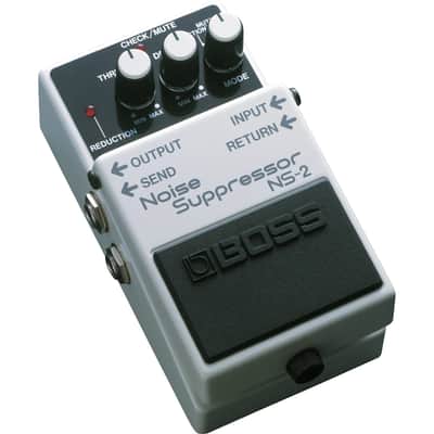 Boss NS-2 Noise Suppressor (Silver Label) - White image 2