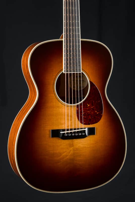 Bourgeois OM LSH Custom Aged Tone Adirondack Spruce and Granadillo Sunburst NEW image 1