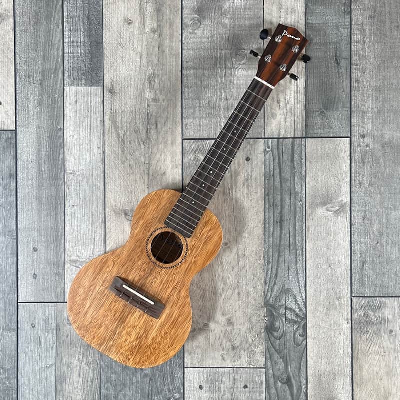 Pono AC 'Solid Acacia' Concert Ukulele - Satin Finish *NEW image 1