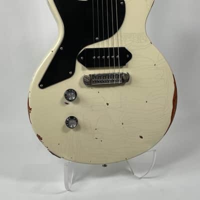 Jailbreak Guitars Tiger Left Handed, Vintage White Relic, Made in Italy (Demo Model) image 2